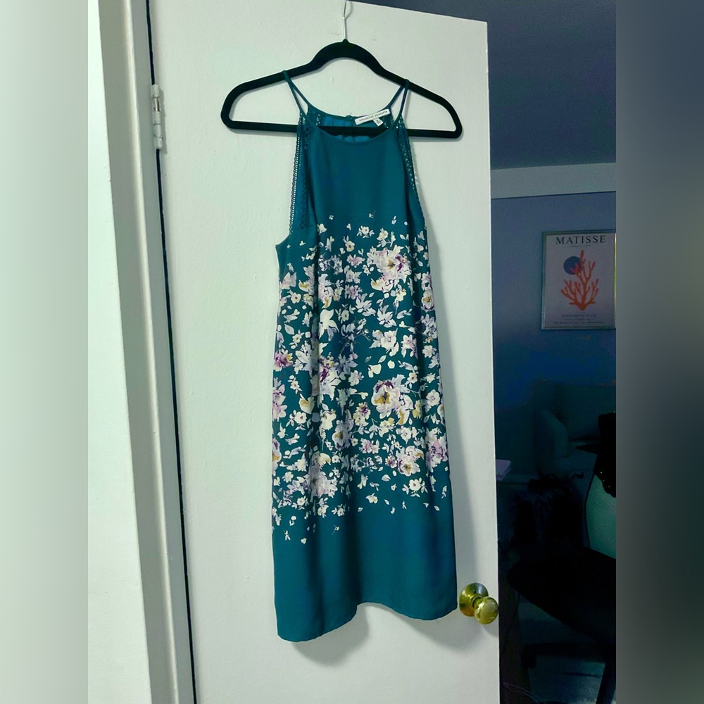 Collective Concepts Floral Dress - Green - Size M